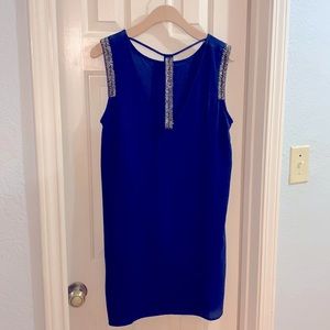 Blue sequins dresses